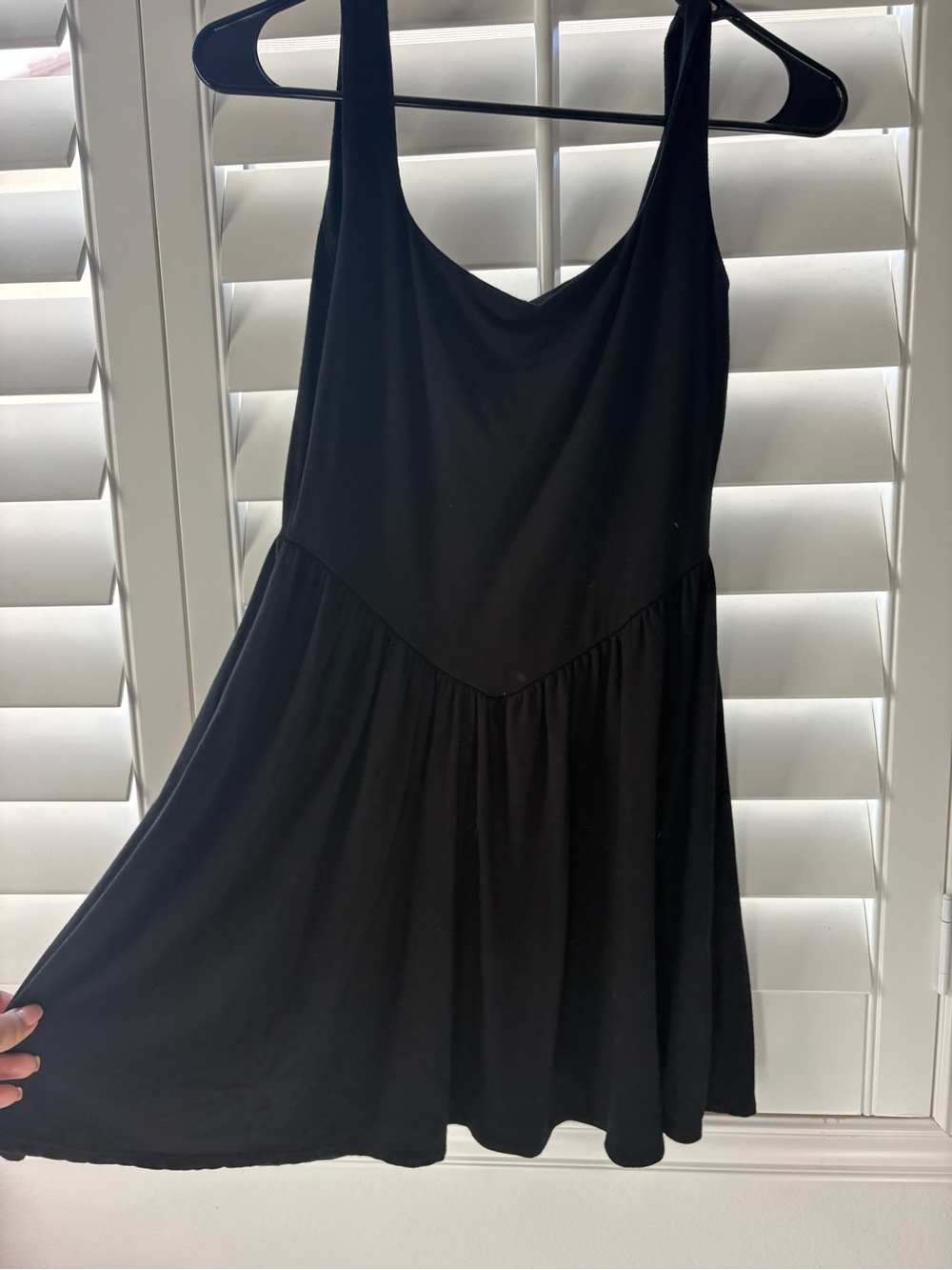 See You Monday Black Sleeveless Mini Dress